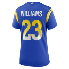 Nike Kyren Williams Los Angeles Rams Women's Game Player Jersey Royal