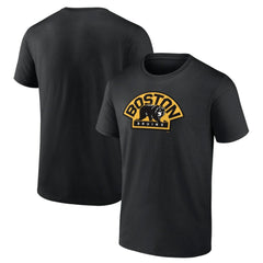Boston Bruins Shoulder Patch Logo T-Shirt - Black - NHL 5111180
