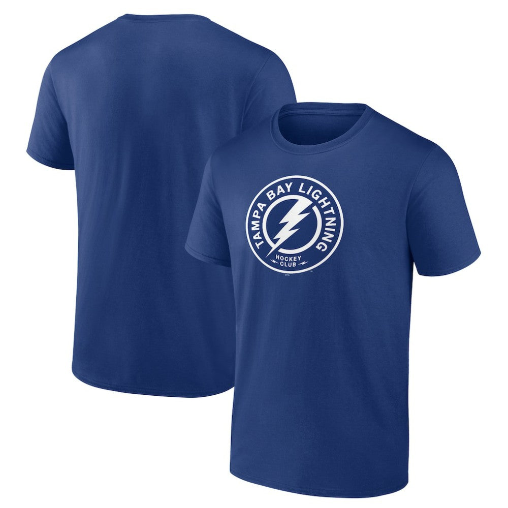 Tampa Bay Lightning Shoulder Patch Logo T-Shirt - Blue - NHL 5111186
