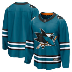 San Jose Sharks Fanatics Home Breakaway Jersey - Teal - NHL 5111270
