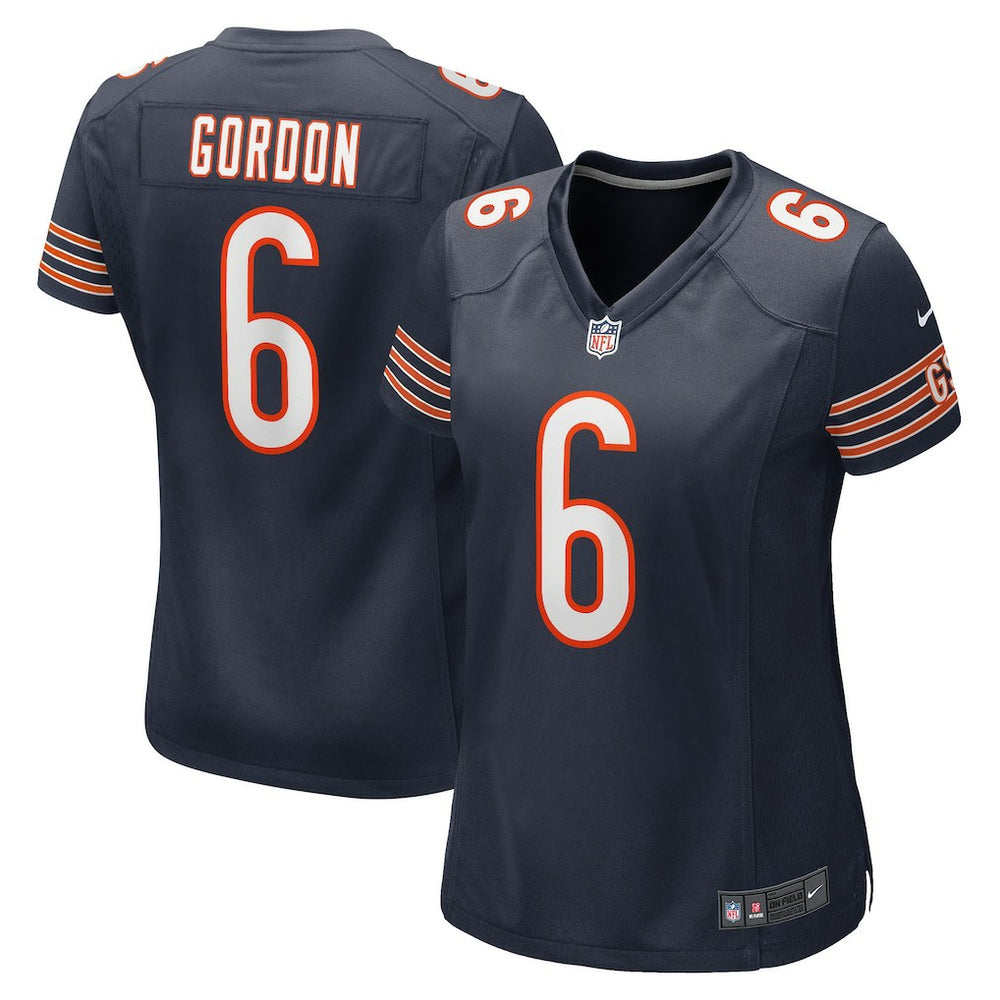 Nike Kyler Gordon Chicago Bears Women's Game Player Jersey Navy