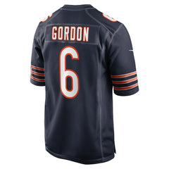 Nike Kyler Gordon Chicago Bears Game Player Jersey Navy