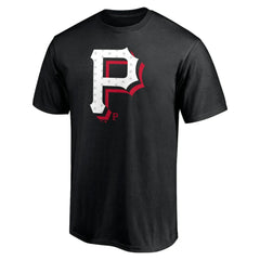 Pittsburgh Pirates Red White and Team T-Shirt - Black - MLB Online