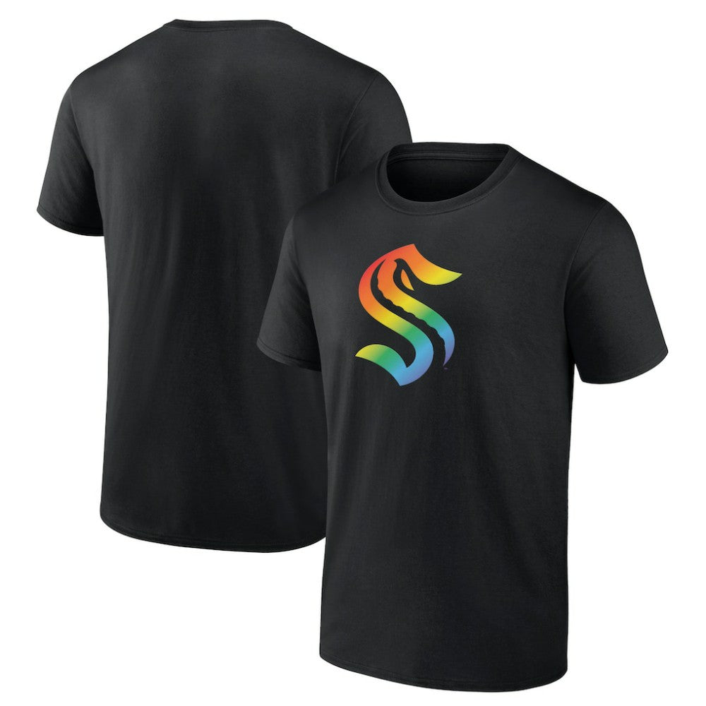 Seattle Kraken Pride Logo T-Shirt - Black - NHL 5111703