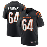 Nike Ted Karras Cincinnati Bengals Game Player Jersey Black