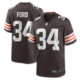 Nike Jerome Ford Cleveland Browns Game Player Jersey Brown