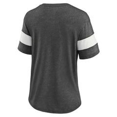 Pittsburgh Penguins Fanatics Women's Special Edition 2.0 Ring The Alarm V-Neck T-Shirt - Heather Charcoal - NHL 5114324