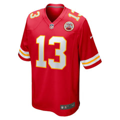 Nike Nazeeh Johnson Kansas City Chiefs Game Player Jersey Red