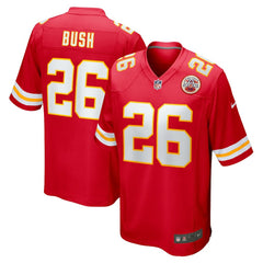 Nike Deon Bush Kansas City Chiefs Game Player Jersey Red