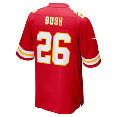 Nike Deon Bush Kansas City Chiefs Game Player Jersey Red