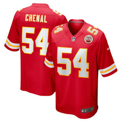 Nike Leo Chenal Kansas City Chiefs Game Player Jersey Red