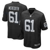 Nike Jordan Meredith Las Vegas Raiders Game Player Jersey Black