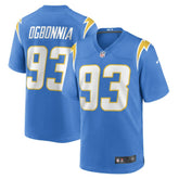 Nike Otito Ogbonnia Los Angeles Chargers Game Player Jersey Powder Blue