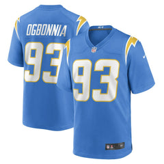 Nike Otito Ogbonnia Los Angeles Chargers Game Player Jersey Powder Blue