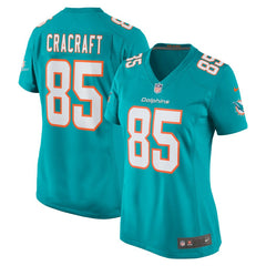 Nike River Cracraft Miami Dolphins Women's Game Player Jersey Aqua
