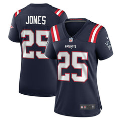 Nike Marcus Jones New England Patriots Women's Game Jersey Navy
