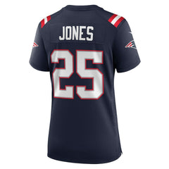 Nike Marcus Jones New England Patriots Women's Game Jersey Navy