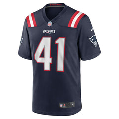 Nike Brenden Schooler New England Patriots Game Player Jersey Navy