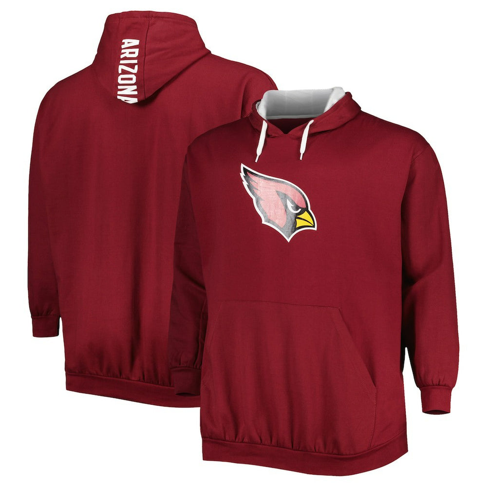 Arizona Cardinals Big & Tall Logo Pullover Hoodie Cardinal