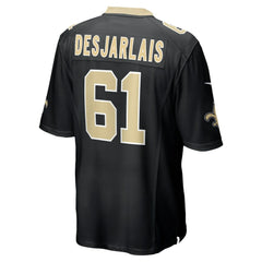 Nike Drew Desjarlais New Orleans Saints Game Player Jersey Black