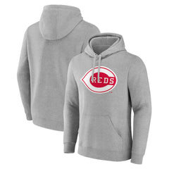 Cincinnati Reds Wahconah Pullover Hoodie - Gray - MLB Discount