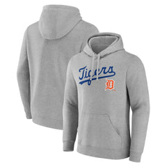Detroit Tigers Wahconah Pullover Hoodie - Gray - MLB Discount