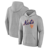 New York Mets Wahconah Pullover Hoodie - Gray - MLB Discount