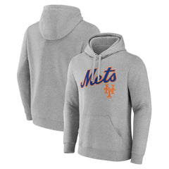 New York Mets Wahconah Pullover Hoodie - Gray - MLB Discount