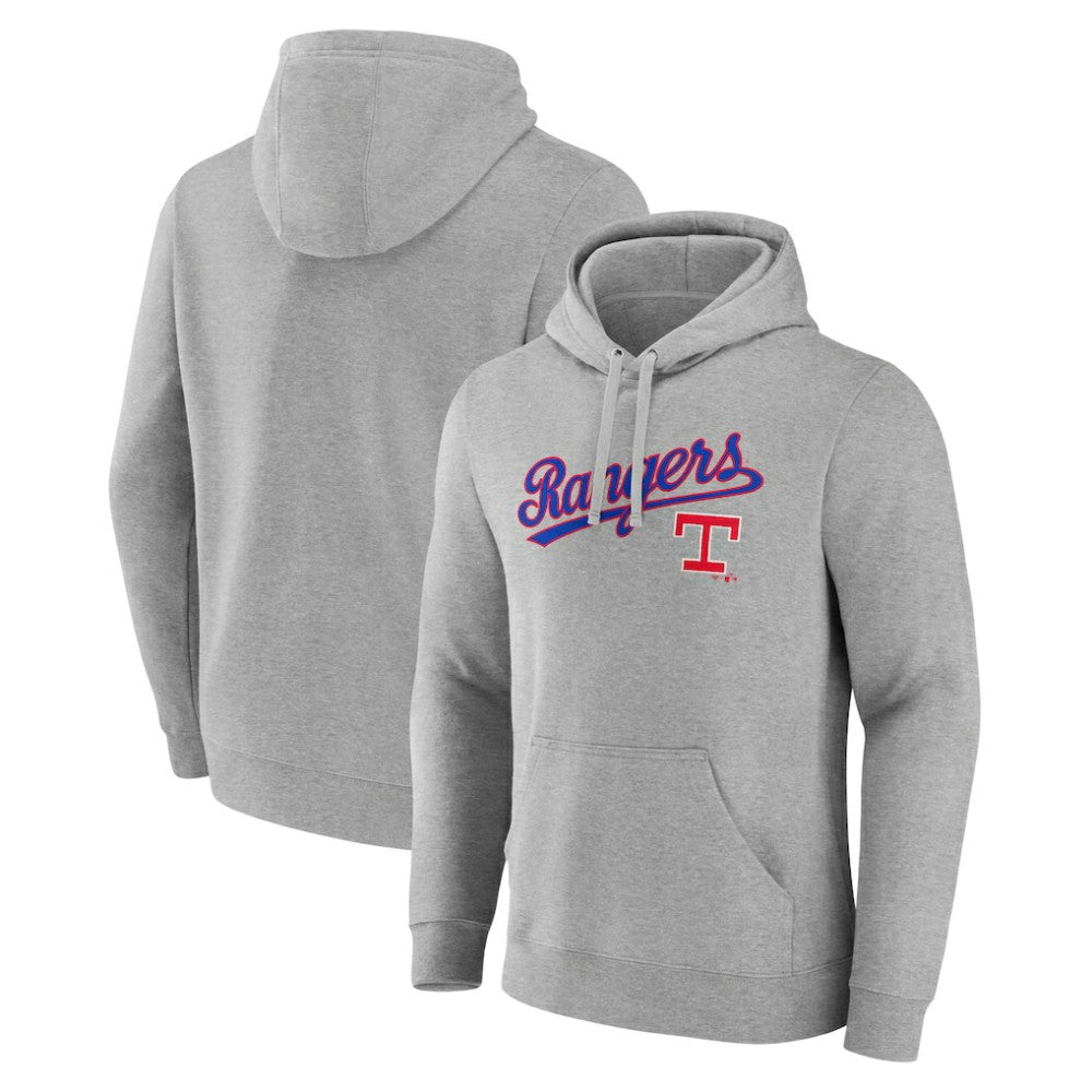 Texas Rangers Wahconah Pullover Hoodie - Gray - MLB Sale