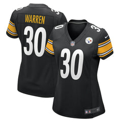 Nike Jaylen Warren Pittsburgh Steelers Women's Game Player Jersey Black