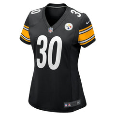 Nike Jaylen Warren Pittsburgh Steelers Women's Game Player Jersey Black
