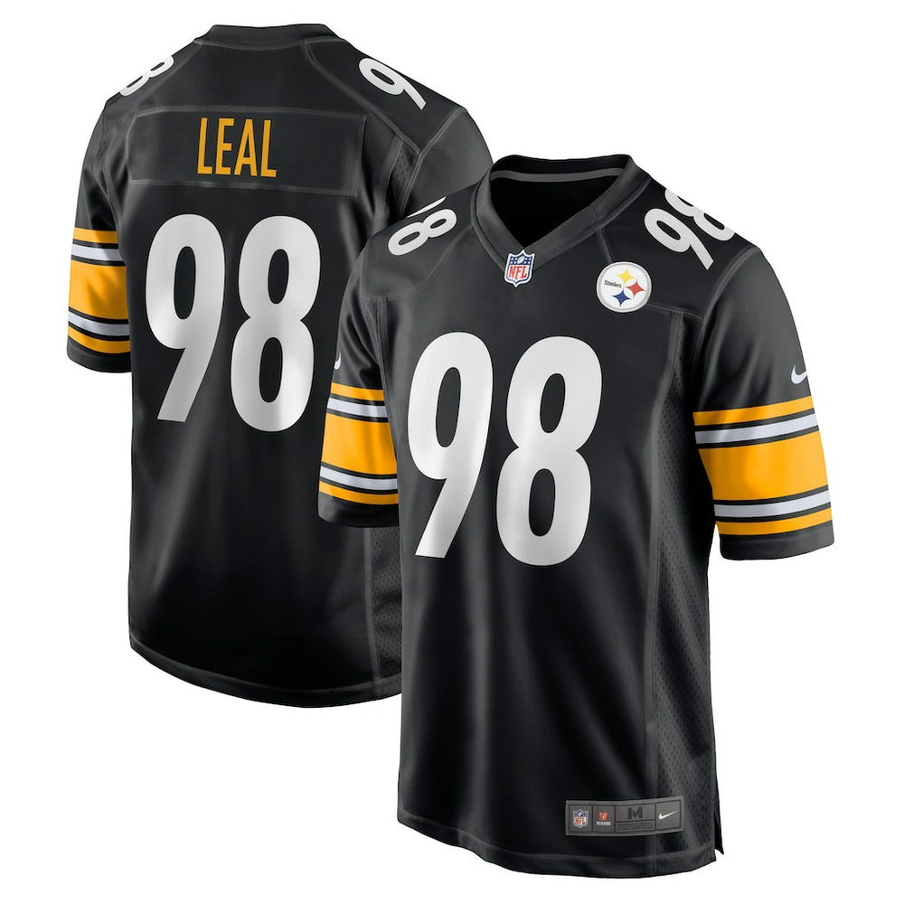 Nike DeMarvin Leal Pittsburgh Steelers Game Player Jersey Black
