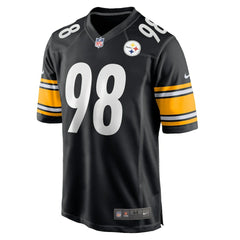 Nike DeMarvin Leal Pittsburgh Steelers Game Player Jersey Black