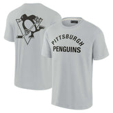 Pittsburgh Penguins Fanatics Unisex Elements Super Soft Short Sleeve T-Shirt - Gray - NHL 5120879