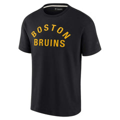 Boston Bruins Fanatics Unisex Elements Super Soft Short Sleeve T-Shirt - Black - NHL 5120882