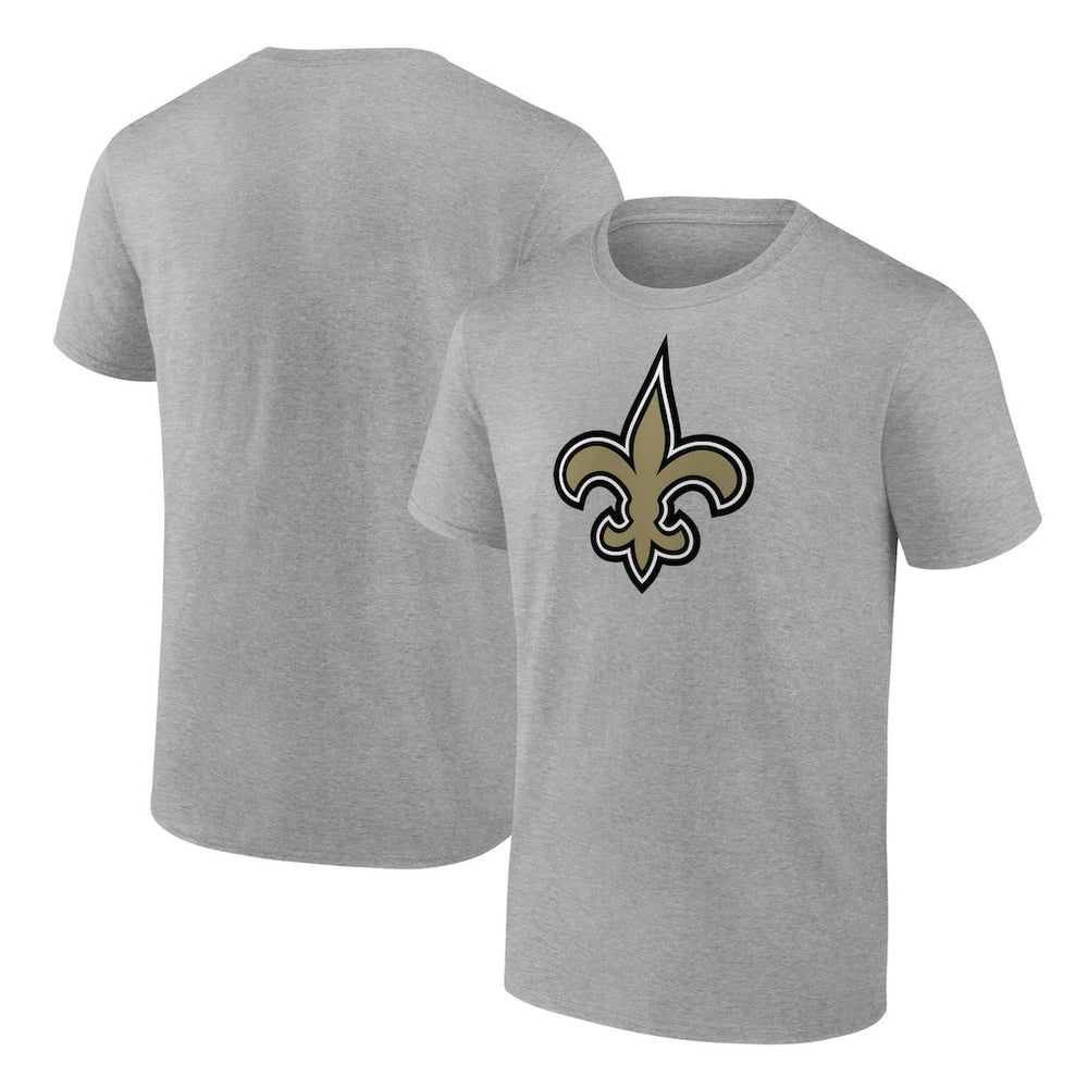 Fanatics New Orleans Saints Primary Logo T-Shirt Heather Gray