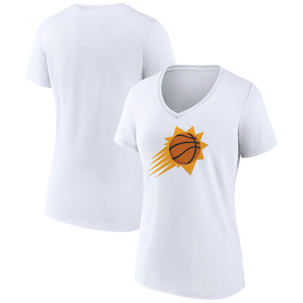 Phoenix Suns Women's Alternate Logo V-Neck T-Shirt White