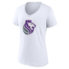 Sacramento Kings Women's Alternate Logo V-Neck T-Shirt White