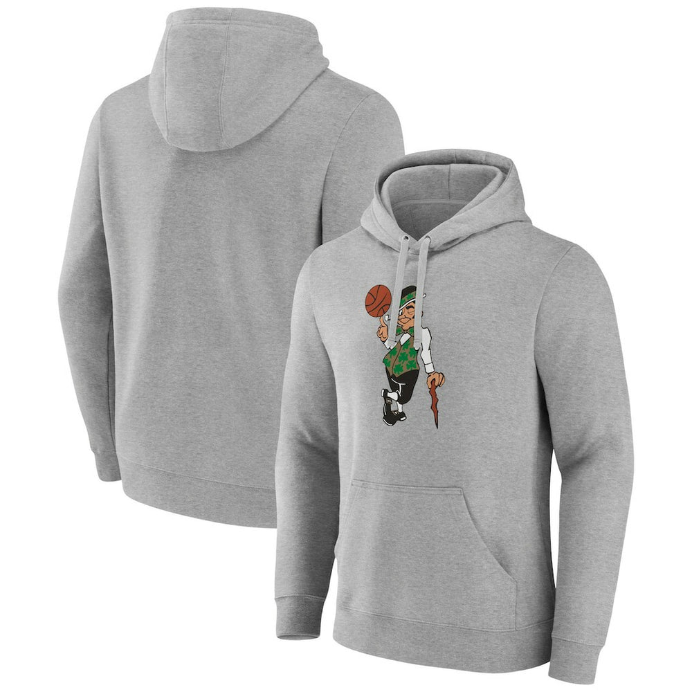 Boston Celtics Alternate Logo Pullover Hoodie Gray