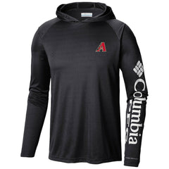 Arizona Diamondbacks Columbia Terminal Tackle Long Sleeve Hoodie T-Shirt - Black - Columbia Lifestyle