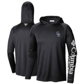Colorado Rockies Columbia Terminal Tackle Long Sleeve Hoodie T-Shirt - Black - Columbia Discount