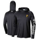 Pittsburgh Pirates Columbia Terminal Tackle Long Sleeve Hoodie T-Shirt - Black - Columbia Online