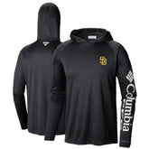San Diego Padres Columbia Terminal Tackle Long Sleeve Hoodie T-Shirt - Black - Columbia Online