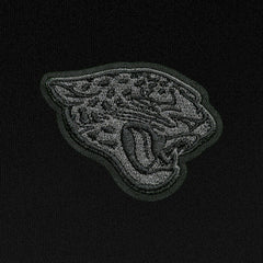 Jacksonville Jaguars Antigua Tonal Logo Tribute Quarter-Zip Pullover Top Black