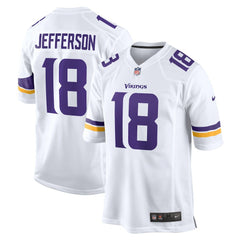 Nike Justin Jefferson Minnesota Vikings Game Player Jersey White