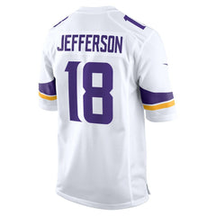 Nike Justin Jefferson Minnesota Vikings Game Player Jersey White