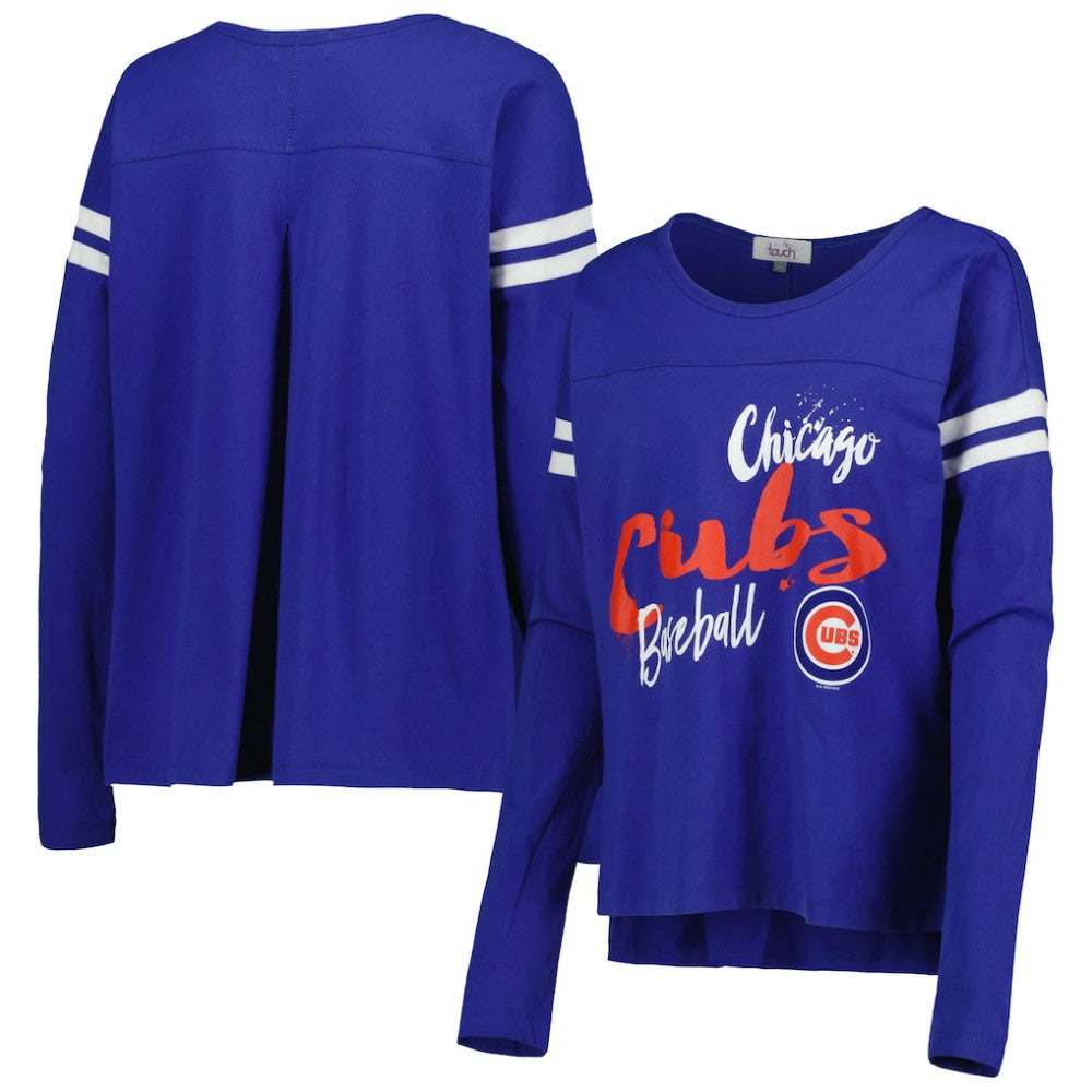 Chicago Cubs Touch Women's Free Agent Long Sleeve T-Shirt - Royal - MLB on Sale
