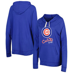 Chicago Cubs Touch Women's Pre-Game Raglan Pullover Hoodie - Royal - MLB Sale