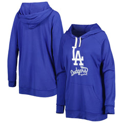 Los Angeles Dodgers Touch Women's Pre-Game Raglan Pullover Hoodie - Royal - MLB Discount
