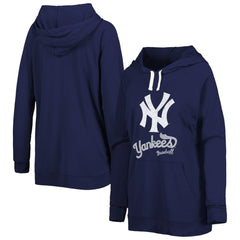New York Yankees Touch Women's Pre-Game Raglan Pullover Hoodie - Navy - MLB Sale